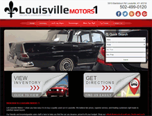 Tablet Screenshot of louisvillemotors1.com